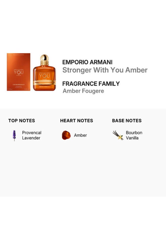 EMPORIO ARMANI Stronger With You Amber EDP - 100ml 100ml - Image 2
